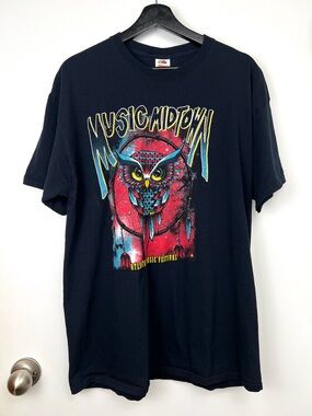 Music Midtown Atlanta Festival 2017 T Shirt XL Black Multi Rock Pop Band Merch